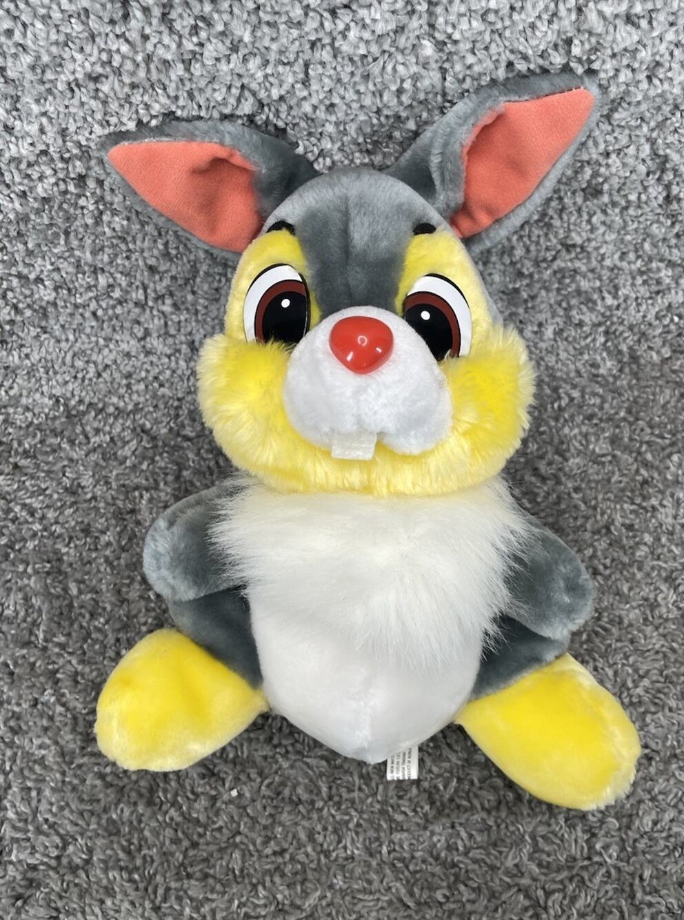 Rare Vintage Disney Stuffed Thumper Plush Toy Collectible Character From Bambi